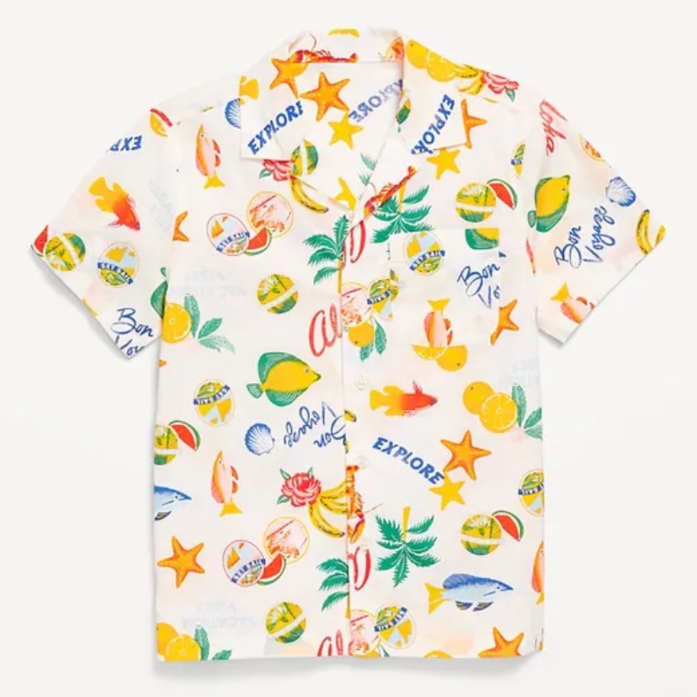 Old Navy Hawaiian Shirt